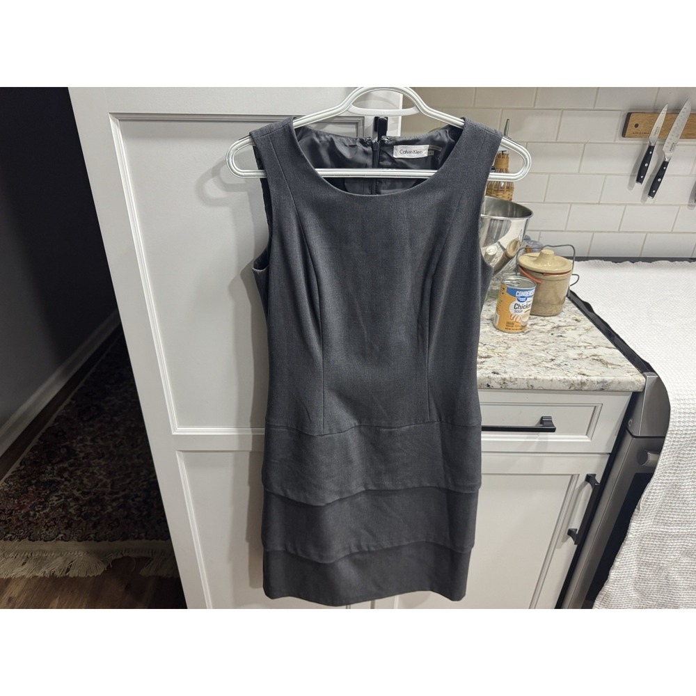 Little Gray Calvin Klein Dress Size 4